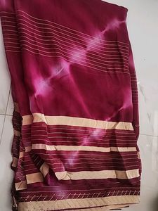 Silk Saree With Purple Colour