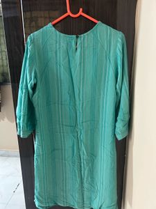 Max Turquoise Embroidered Tunic