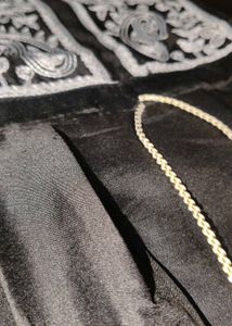 Black Embroidered Kurta Dress