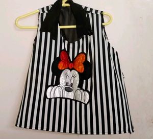 Minnie Mouse Striped Top