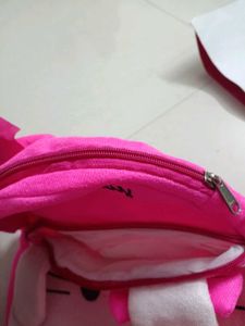 Pink Plush Backpack
