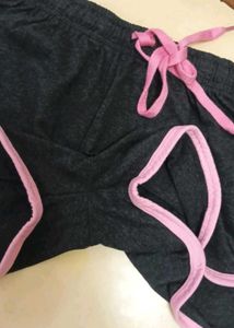 Brand New Cute Black &amp; Pink Sporty Shorts