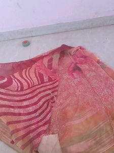 Floral Print Saree