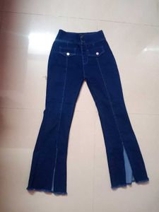 Navy Blue Bootcut Jeans| Y2k Fashion