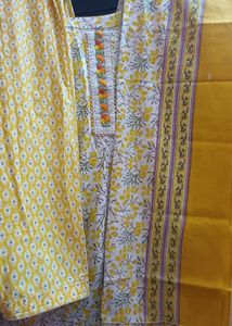 Floral Print Kurta Set