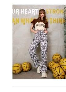 Floral Print Pants