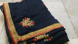 Simple And Beautiful Work Saree ✨