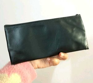 Black leather Pouch