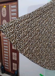 Animal Print Western Skirt