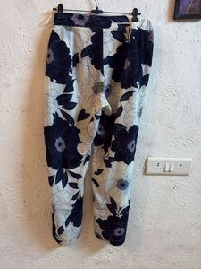 Floral Print Casual Pants