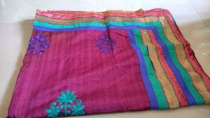 Vintage Blue Bandhani Sari