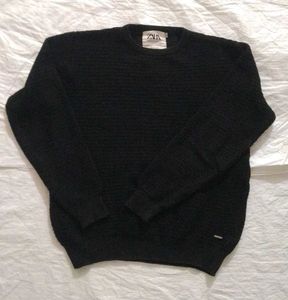 Zara Black Knit Sweater - Size L