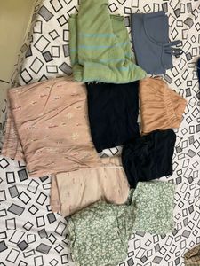 9 pieces of clothes