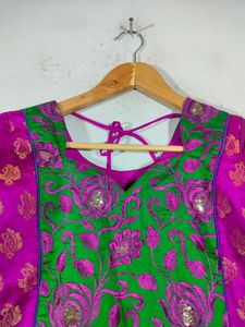 Pink And Green Kurti (Women&#39;s)
