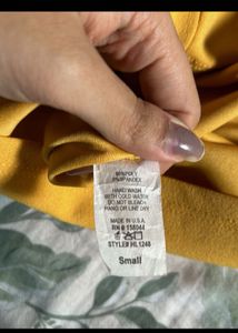 forever 21 Mustard Mini Dress