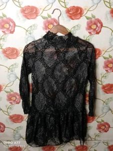 Black Lace Top