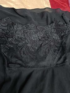 Latin Quarters Black Maxi Dress