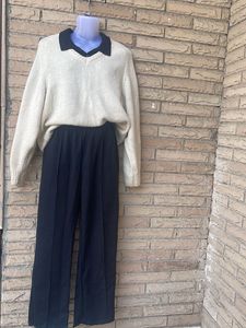 Combo White Sweater And Pants