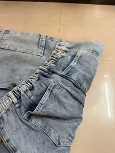 Acid Wash Cargo Pants