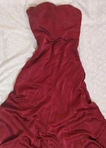 Cherry red Corset dress