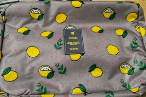 House Of Quirk - Lemon Print Pouch