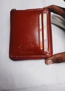 Maroon Trendy Genuine Lthr Mens/Women Wallet