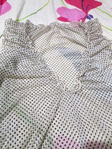 Polka Dot Ruffle Tank
