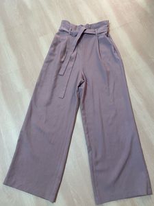 Belted Wide-Leg Pants