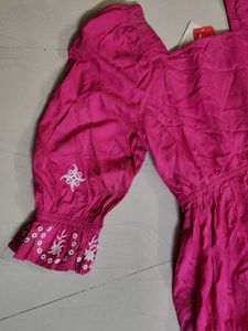 MAX Beautiful Square Neck Tunic Embroidered
