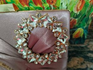 Elegant Pink Evening Clutch New 10/10