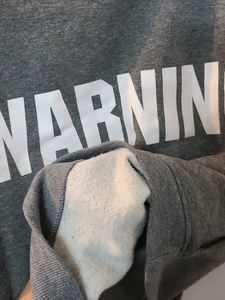 Warning Graphic Sweatshirt
