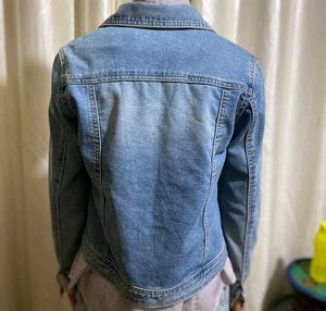 Blue Denim Casual Jacket