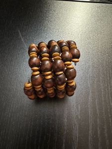 Wood Beaded Bracelet