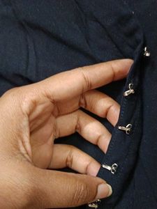 Patterned Collar Top