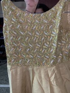 Golden Festive Gown