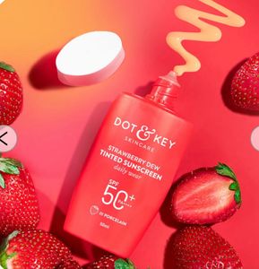 Unisex Dot And Key Strawberry Sunscreen