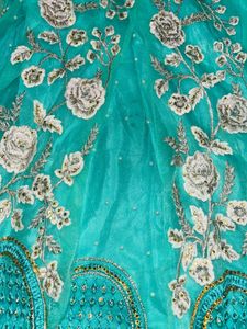 ✨ Turquoise Elegance Anarkali Dress ✨