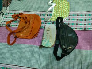 Assorted Handbags combo of 4 bags