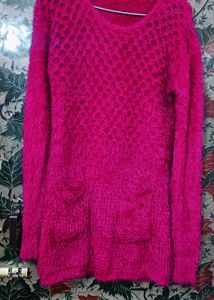2 Long Woolen Top With Pocket