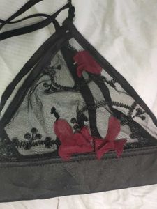 Floral Embroidered Sheer Bralette
