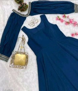 New Bollywood Stayle Beautiful Women Gown Dress Im