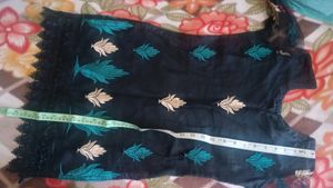 Black net kurti