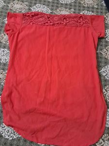 Red Colour Top