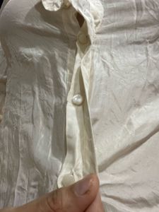 Nude Top With Ruffle