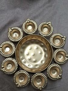 New....Metal Diya 🪔 Bowl