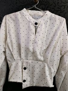 White Crop Top For Girls