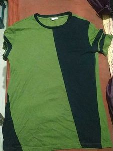 Green And Black Color T-shirt From Wrath Brand