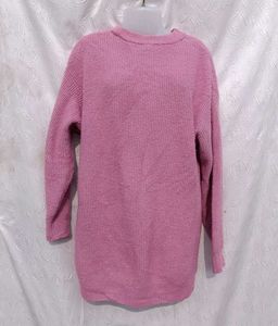 H&amp;m Pink Knit Pullover Sweater