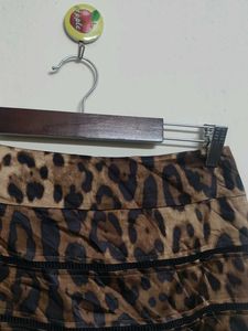 Animal Print Skirt