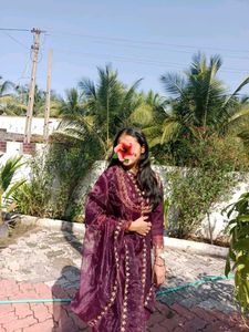 Purple Salwar Kameez